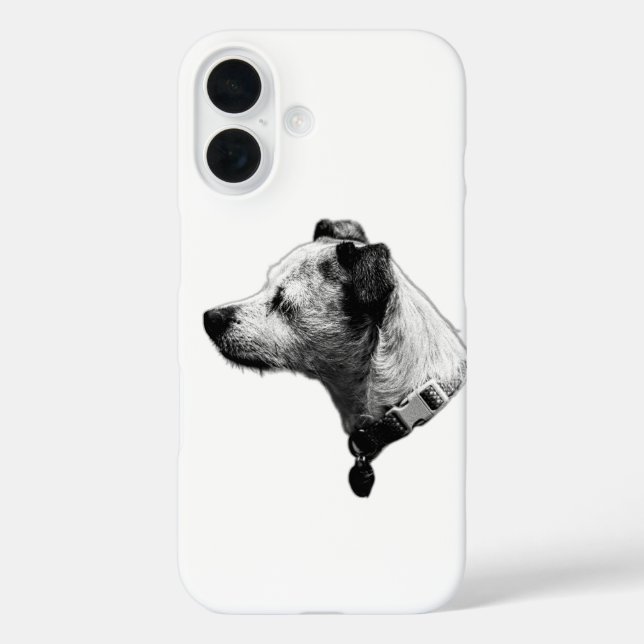  Calm Gaze Terrier Mix iPhone Case (Back)