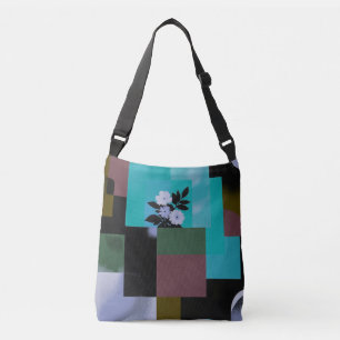 Calm Geometric Floral Art Tote Bag