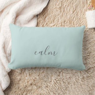 Calm Green Decorative Accent Pillow