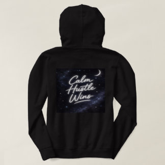 Calm Hustle Wins Women’s Hoodie – Aesthetic Galaxy
