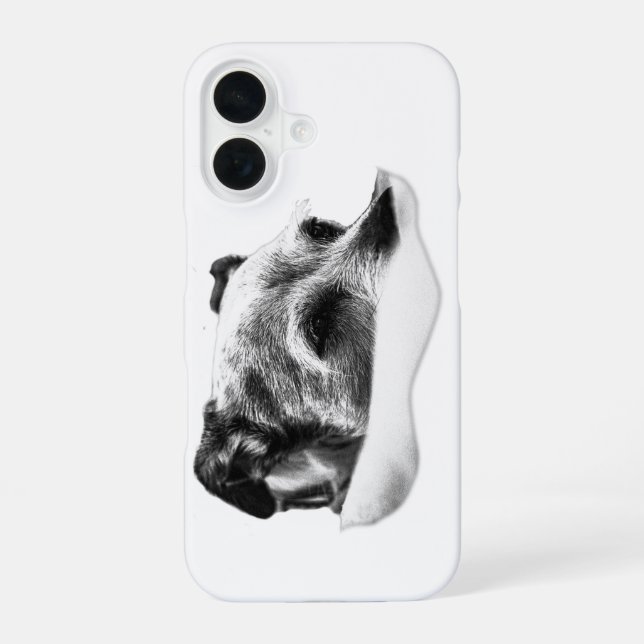Calm in Linework iPhone 16 Case (Back)