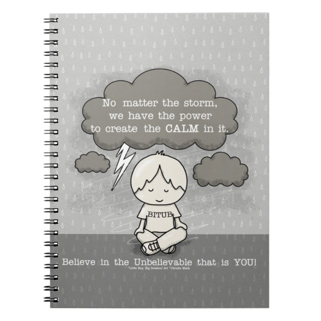 Calm in the Storm Notebook (Front)