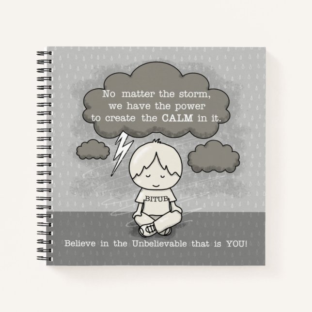 Calm in the Storm Notebook (Front)