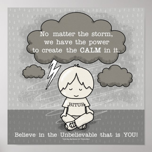 Calm in the Storm Poster (Front)