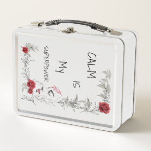 Calm Is My Superpower Self Trust & Confidence Metal Lunch Box