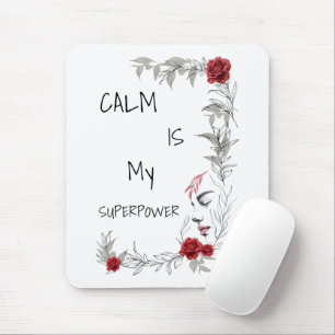 Calm Is My Superpower Self Trust & Confidence Mouse Pad