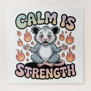 Calm Is Strength Jigsaw Puzzle