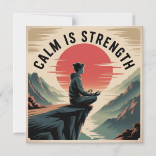Calm Is Strength Magnetic Invitation