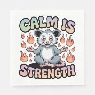Calm Is Strength Napkin