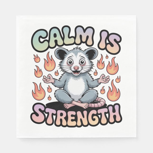 Calm Is Strength Napkin (Front)