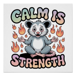 Calm Is Strength Poster