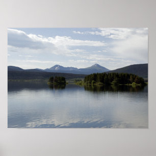 Calm Lake Dillon Colorado Poster