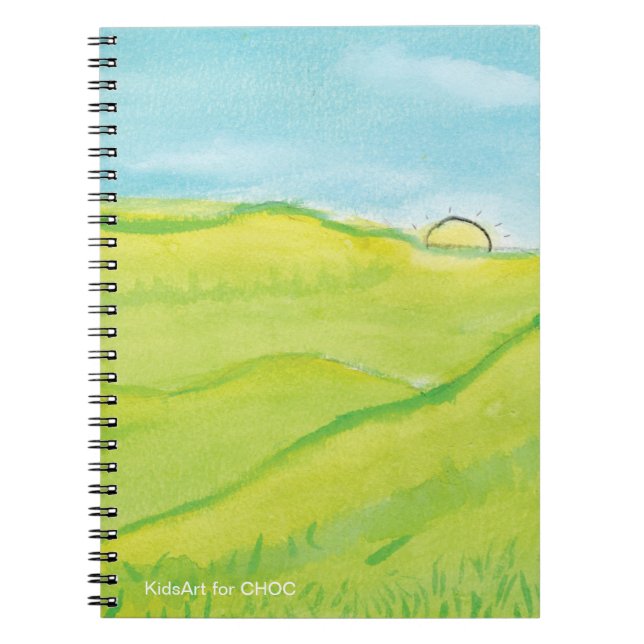 Calm Landscape - KidsArt for CHOC Notebook (Front)