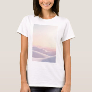 Calm light background with sand dunes T-Shirt