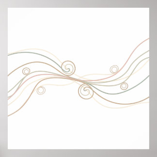 Calm Line Harmony – Minimalist Abstract Poster