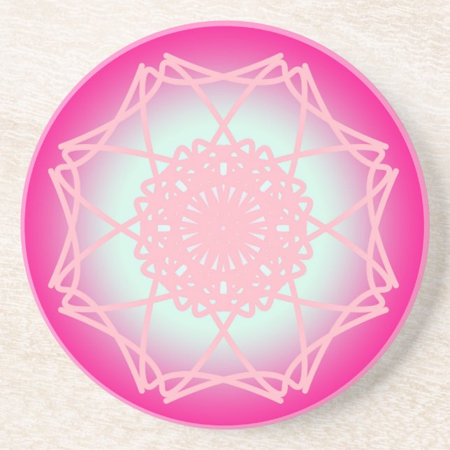 Calm Mandala Coaster (Front)
