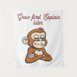 Calm Mind Monkey – Daily Balance Tapestry