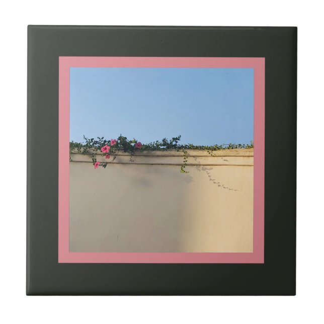 Calm Moment Photo Ceramic Tile (Front)