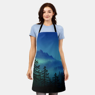 CALM MOUNTAIN MIDNIGHT FOREST APRON