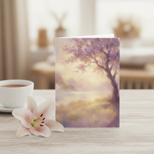 Calm Nature Aesthetic Thinking Of You Sympathy Card