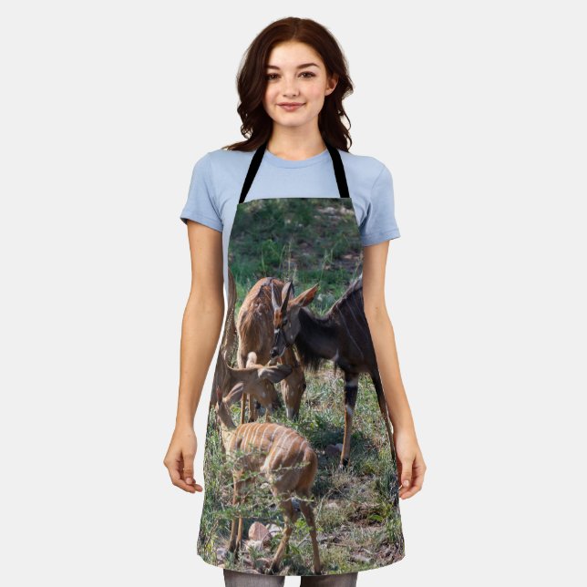 Calm Nyala Antelope – Exotic Animal Apron (Worn)