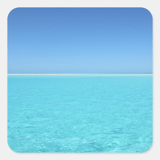 Calm Ocean Stickers (Front)