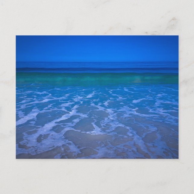 Calm Ocean Waves in Carmel Postcard (Front)