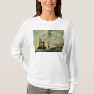 Calm or, Boats near the Coast, after 1651 T-Shirt