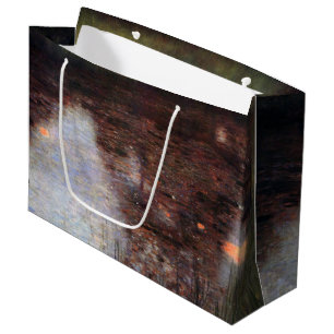 Calm Pond on Kammer Castle Grounds, Gustav Klimt Large Gift Bag