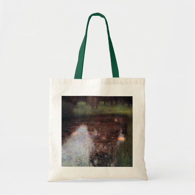 Calm Pond on Kammer Castle Grounds, Gustav Klimt Tote Bag (Front)