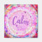 Calm Pretty Floral Inspirivity ONE WORD Pink