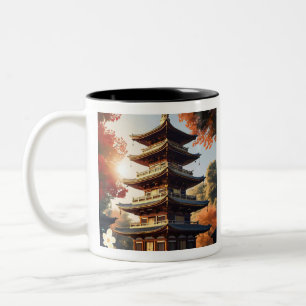 "Calm Reflections" Two-Tone Coffee Mug
