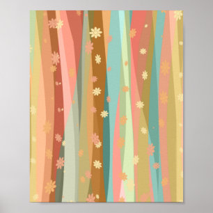 Calm Relaxing Flowers Poster