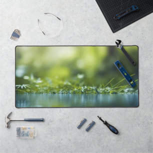 Calm river desk mat