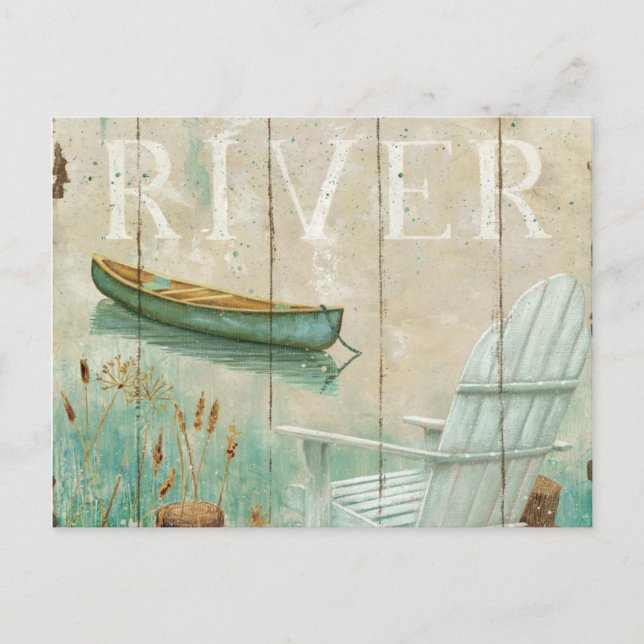Calm River Postcard (Front)