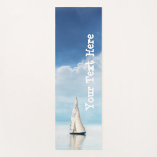 Calm Sailing with Bluest Skies Yoga Mat