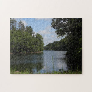Calm Scenic Lake @Hubbard Park Meriden CT Jigsaw Puzzle