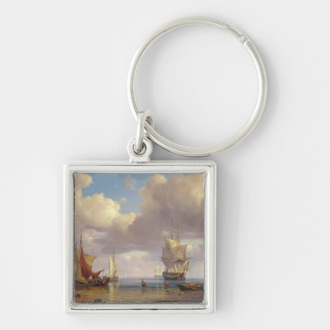Calm Sea, 1836 Key Ring (Front)