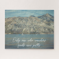 Calm Sea and Beautiful Mountains