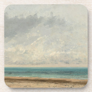 Calm Sea – Gustave Courbet Coaster