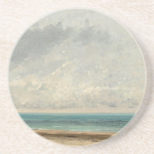 Calm Sea – Gustave Courbet Coaster