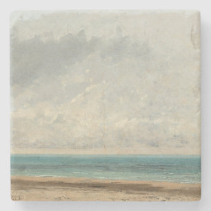 Calm Sea – Gustave Courbet Stone Coaster
