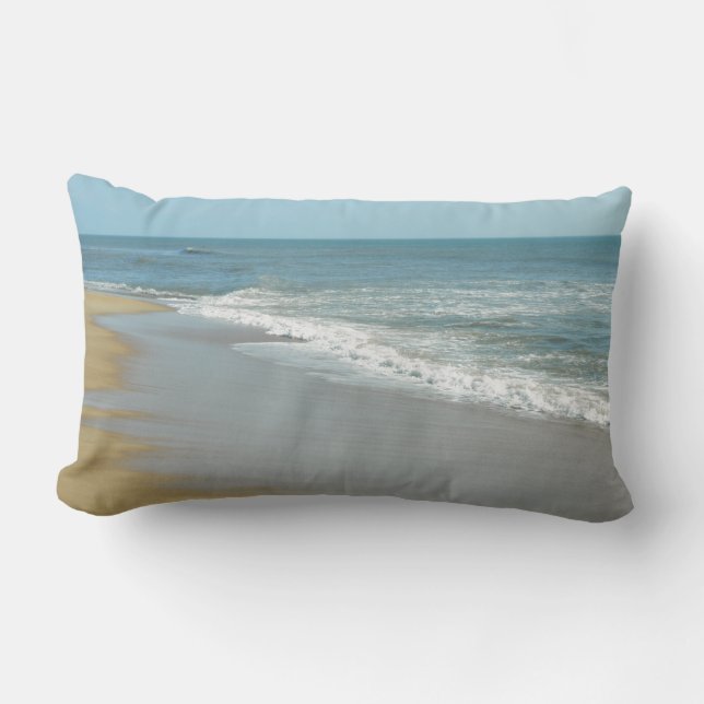 Calm Seashore Lumbar Cushion (Front)