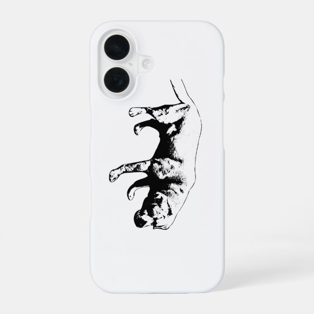 Calm Sentinel, Head Forward iPhone 16 Case (Back)