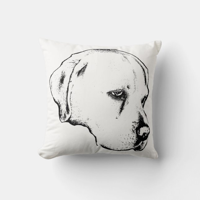 Calm side-view accent cushion (Front)
