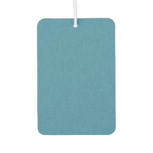 Calm & simple Blue linen textured background  Car Air Freshener