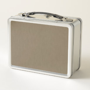 Calm & simple brown textured background  metal lunch box