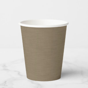 Calm & simple brown textured background paper cups