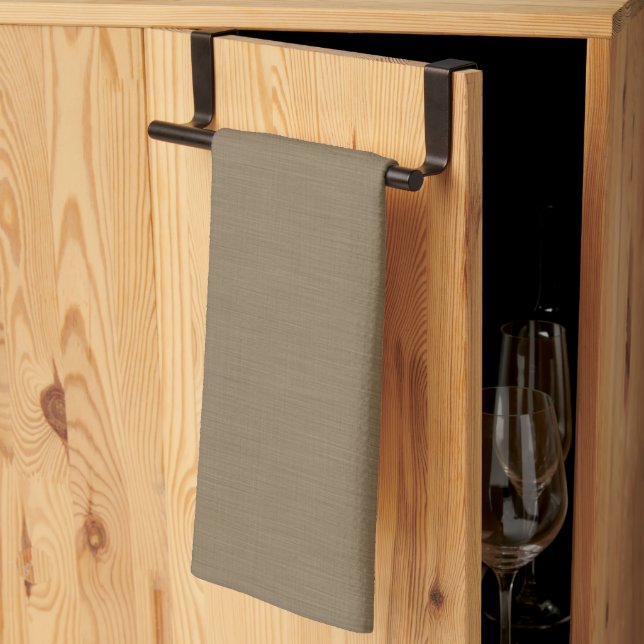 Calm & simple Brown textured background  Tea Towel (Thirds Fold)