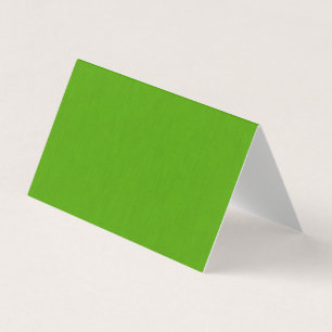 Calm & simple lime green textured background business card